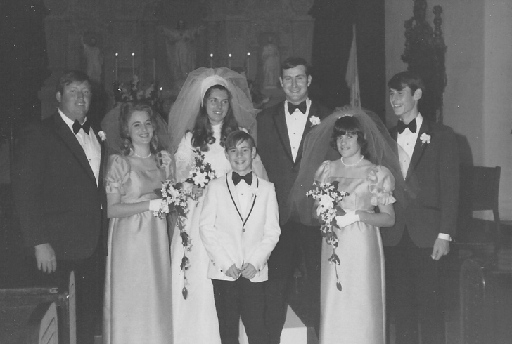 Mom and Dad's wedding party